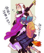 刀剣乱舞/小夜左文字と岩融